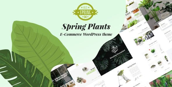 Spring Plants 3.9 - Gardening & Houseplants WordPress Theme