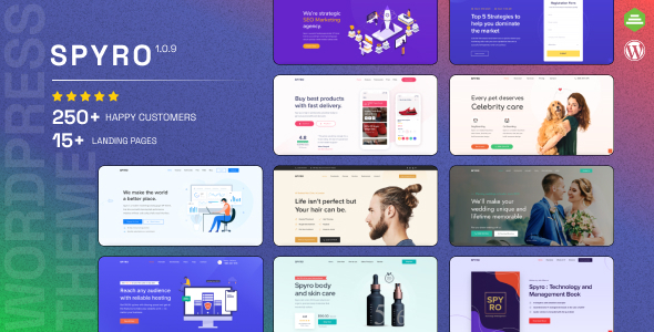 Spyro 1.1.4 - Marketing Landing Page WordPress Theme