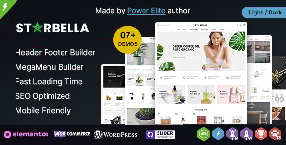 StarBella WP 3.4 - Multi-purpose Elementor WooCommerce Theme