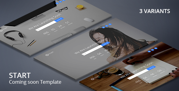 Start 3.0 - Coming Soon Responsive Template