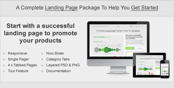 Start. Responsive Landing Page