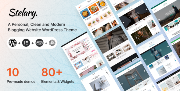 Stelary 1.1.1 - Blog Magazine WordPress Theme