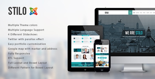 Stilo 3.1 - One Page Multipurpose Joomla Template