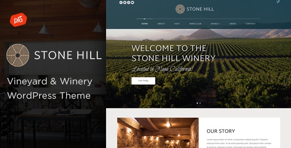 Stone Hill 2.8 - Vineyard and Winery WordPress Theme