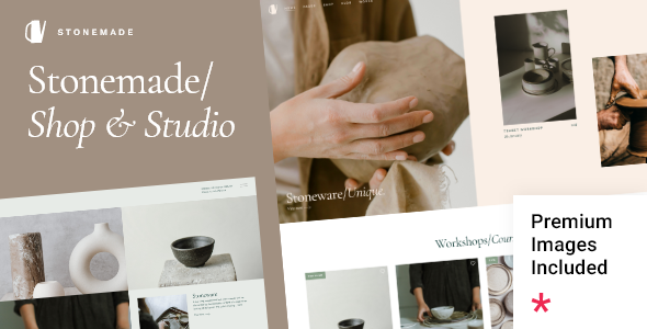 Stonemade 1.2.1 - Ceramics and Pottery WordPress Shop Theme