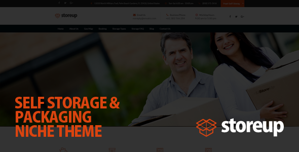 Storeup 6.5 - Self Storage Business WordPress Theme