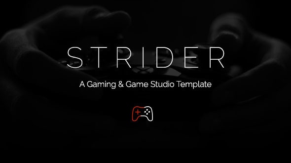 Strider 1.1 - A Gaming and Game Studio Template (HTML)