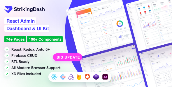 StrikingDash - React Admin Dashboard Template