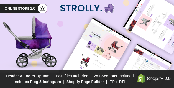 Strolly 2.5.0 - Single Product Shopify Theme