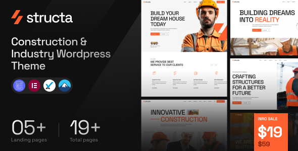 Structa  Construction & Industry WordPress Theme