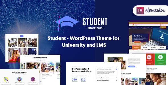 Student 2.0.1 - WordPress Theme for University and LMS