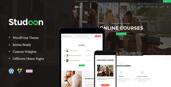 Studeon 1.1.17 - Education Center & Training Courses WordPress Theme