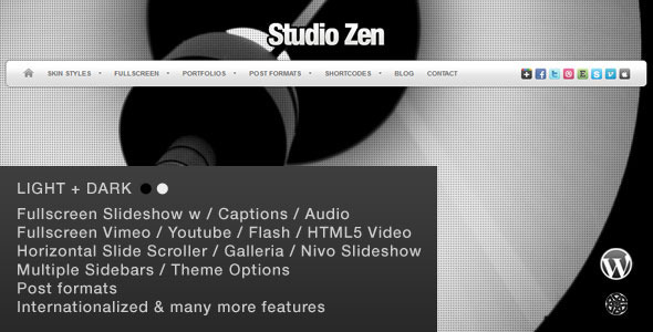 Studio 2.0 - Zen  Photography Theme for WordPress