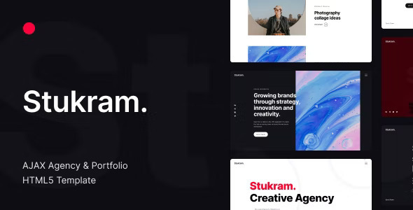 Stukram 1.0.5 - AJAX Agency & Portfolio Template