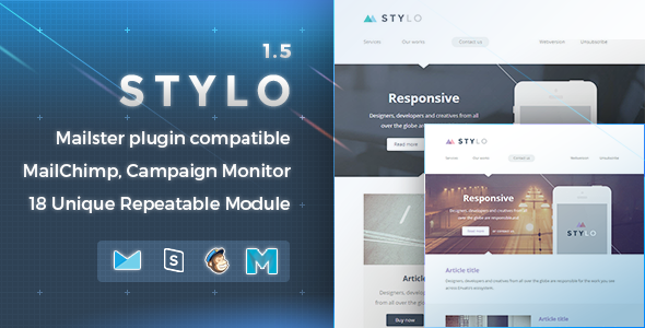 Stylo 1.5 - Responsive Email Template