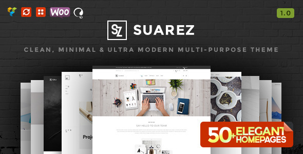 Suarez 3.1 - Clean Minimal & Modern Multi-Purpose WordPress Theme