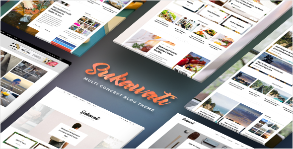 Sukawati 1.1.1 - MultiConcept WordPress Blog Theme