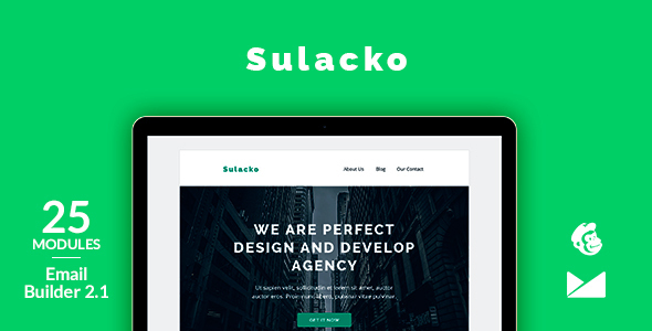 Sulacko Email Template  Online Emailbuilder 2.1