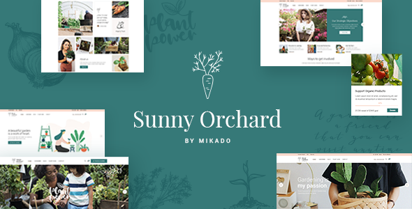 SunnyOrchard 1.2 - Landscaping and Gardening WordPress Theme