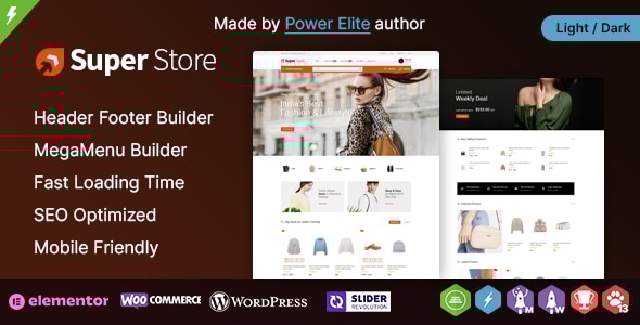 Super Store WP 3.4.0 - Multipurpose Elementor WooCommerce Theme