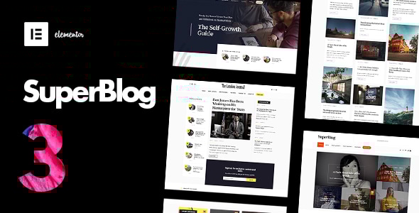 SuperBlog 3.7 - Powerful Blog & Magazine WordPress Theme