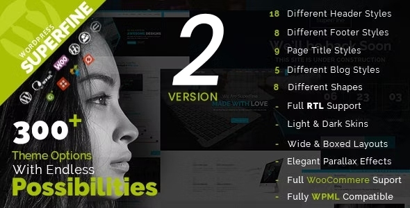 SuperFine 2.2.0 - Multipurpose WordPress Theme