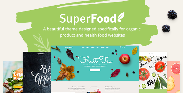 Superfood 2.1 - Organic Food Products WordPress Theme