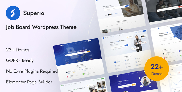 Superio 1.3.34 Job Board WordPress Theme
