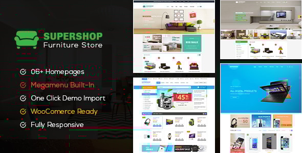Supershop 1.8.22 - Responsive WooCommerce Shopping WordPress Theme (6 Homepage Layouts Ready)
