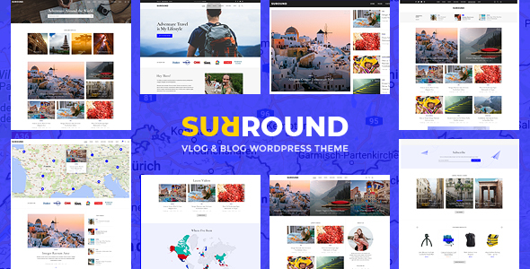 Surround 1.5 - Vlog & Blog WordPress Theme