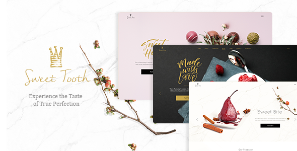 Sweet Tooth 2.0 - Delicious Cake Shop WordPress Theme
