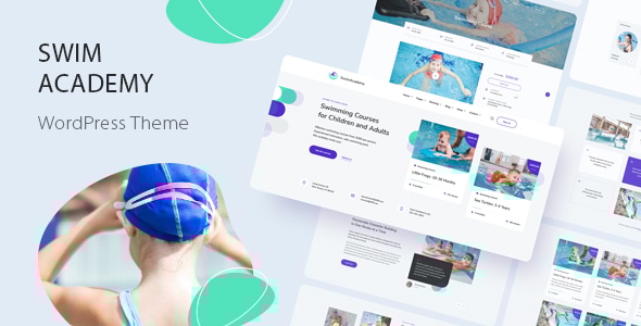 SwimAcademy 25.11.2025 - Swimming School & Course Booking WordPress Theme