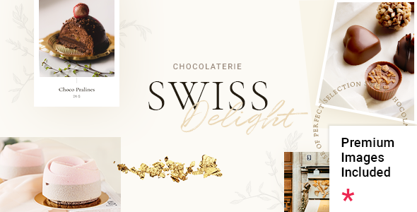 Swiss Delight 1.4.1 - Chocolate & Cake Shop WordPress Theme