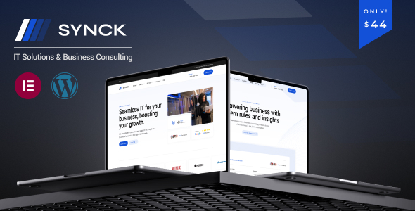 Synck 3.2.0 - IT Solutions WordPress Theme