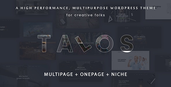 Talos 6.7.18 - Creative Multipurpose WordPress Theme