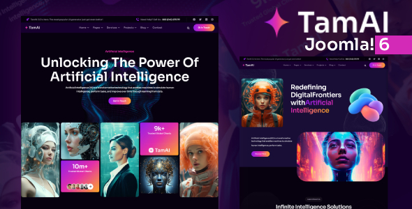 Tamai  Creative Joomla 6 Template for Portfolios & Agencies