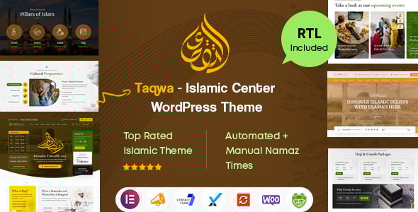 Taqwa 2.2.7 - Islamic Center WordPress Theme  RTL