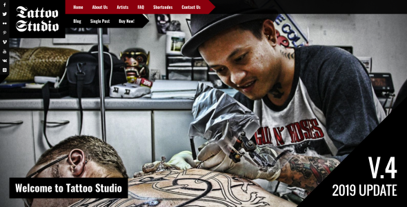 Tattoo Studio 4.4.1 - Responsive WordPress Theme
