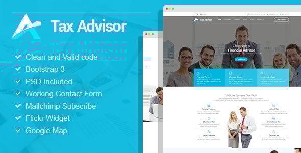 Tax Advisor 2.2 - Financial Consulting WordPress Theme