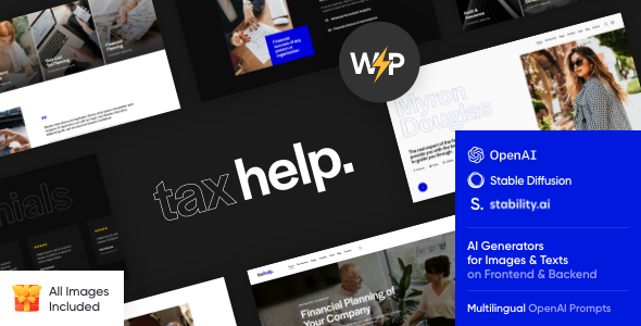 Tax Help 2.22 - Finance & Accounting Adviser Theme
