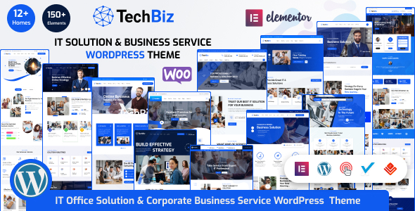 Techbiz 2.8.2 - IT Solution & Business Consulting Service WordPress Theme