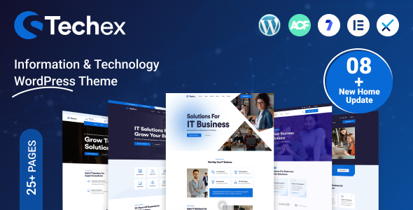 Techex 1.0.9 - IT Solutions & Technology WordPress Theme