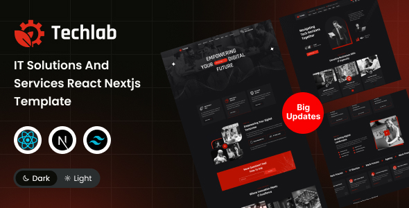 Techlab 18.2.0 - IT Solutions and Services React Nextjs Template