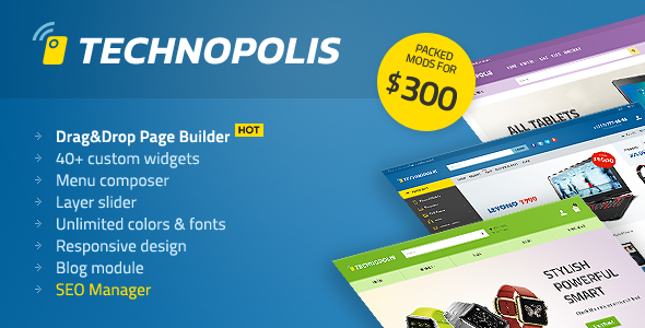 Technopolis Shop 1.2.2 - Electronics Store OpenCart Theme