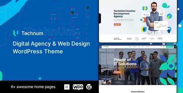 Technum  Digital Agency & Web Design WordPress Theme