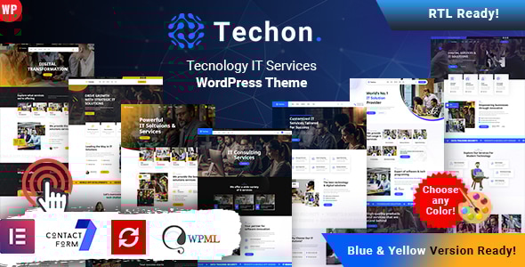 Techon 6.0 - Technology IT Services WordPress Theme