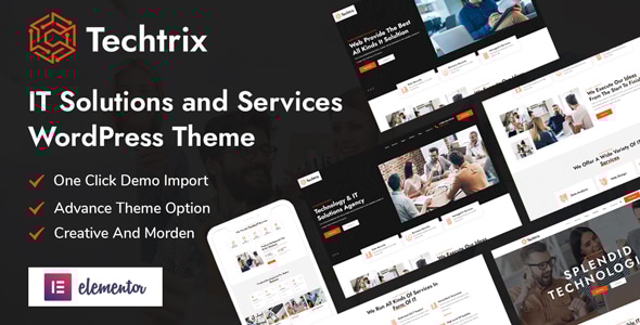 Techtrix 2.4 - IT Solutions & Technology WordPress Theme