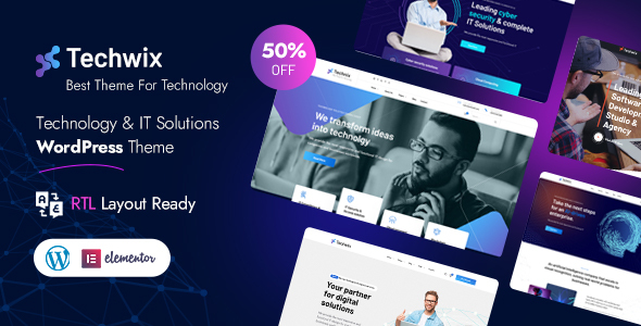 Techwix 1.1.8 - Technology & IT Solutions WordPress Theme