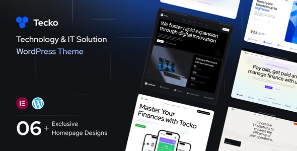 Tecko 1.9.2 - Technology & IT Solution WP Theme