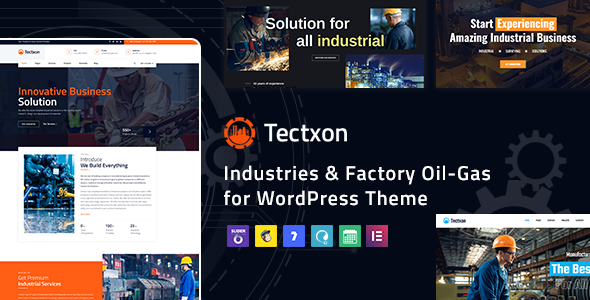 Tectxon 6.7.38 - Industry & Factory WordPress Theme